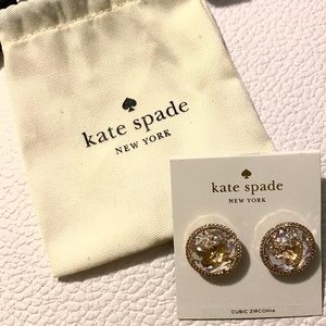 NEW Kate Spade Zirconia Earrings